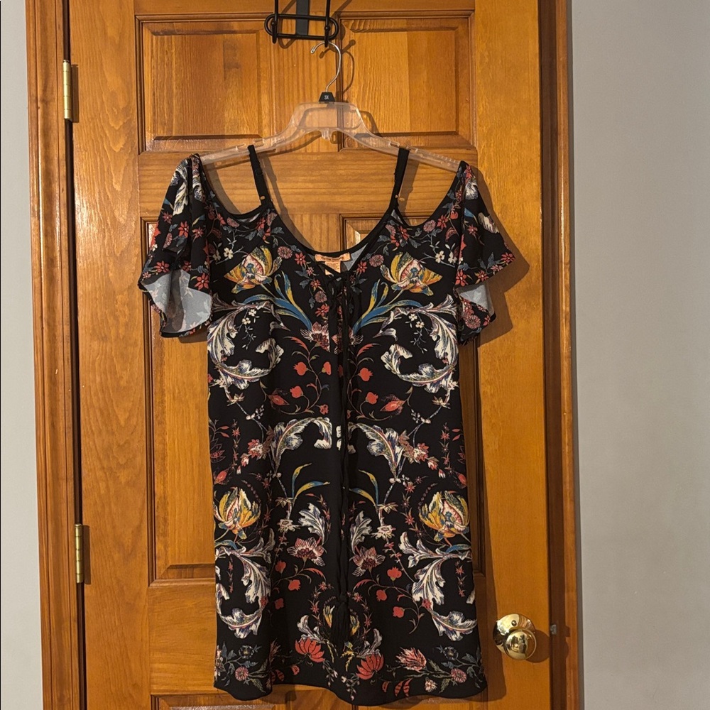 Flying Tomato Black Floral Dress❤️